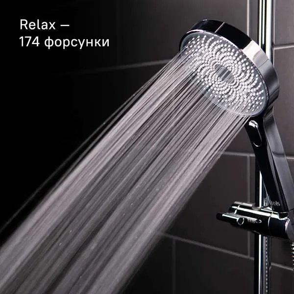 Душевой гарнитур с верхней лейкой IDDIS SpaHome кнопка SPA3F0Ci76