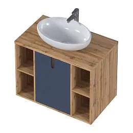 Тумба Uta 80П 1Д Шарли синий