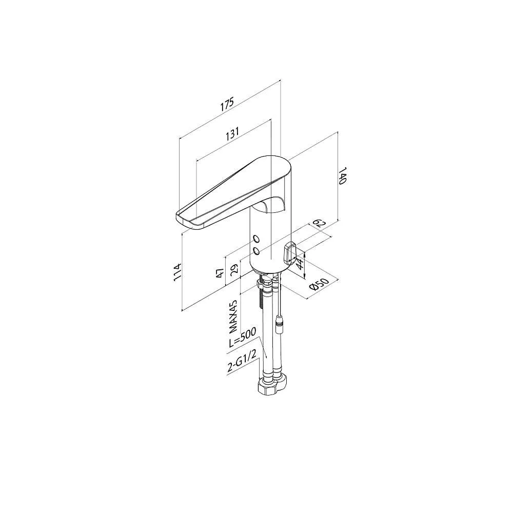 Смеситель для раковины IDDIS Pulse сенсор PULSBS3i86