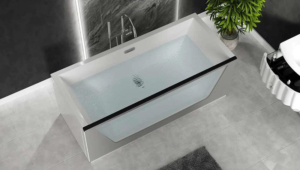Ванна NEO 1700х750 GLASSх1 серый
