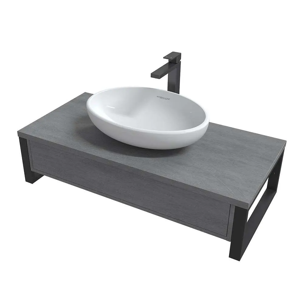 Тумба ГРАНЖ ЛОФТ/GRUNGE LOFT 100П 1в.я бетон лофт