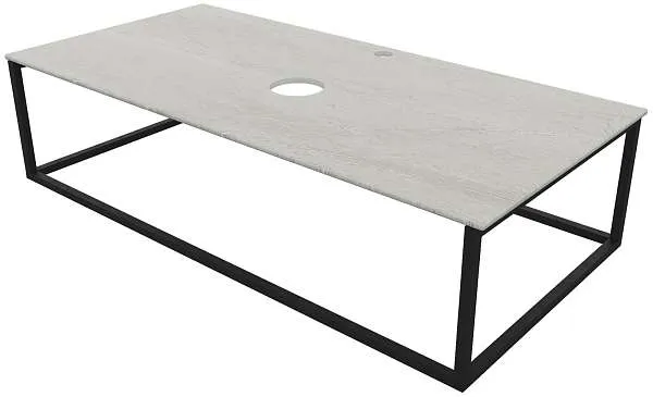 Столешница из керамогранита LOFT 100, Светло-серый МА01 Nat