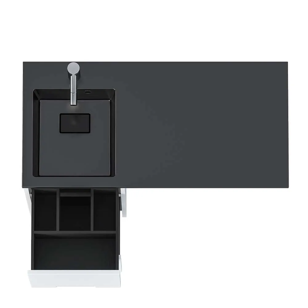 Тумба КЛЭР/Maid 38Н(100) (380х890х475) 2я белый