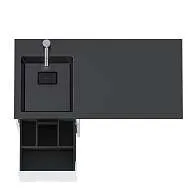 Тумба Maid 38Н(100) (380х890х475) 2я белый