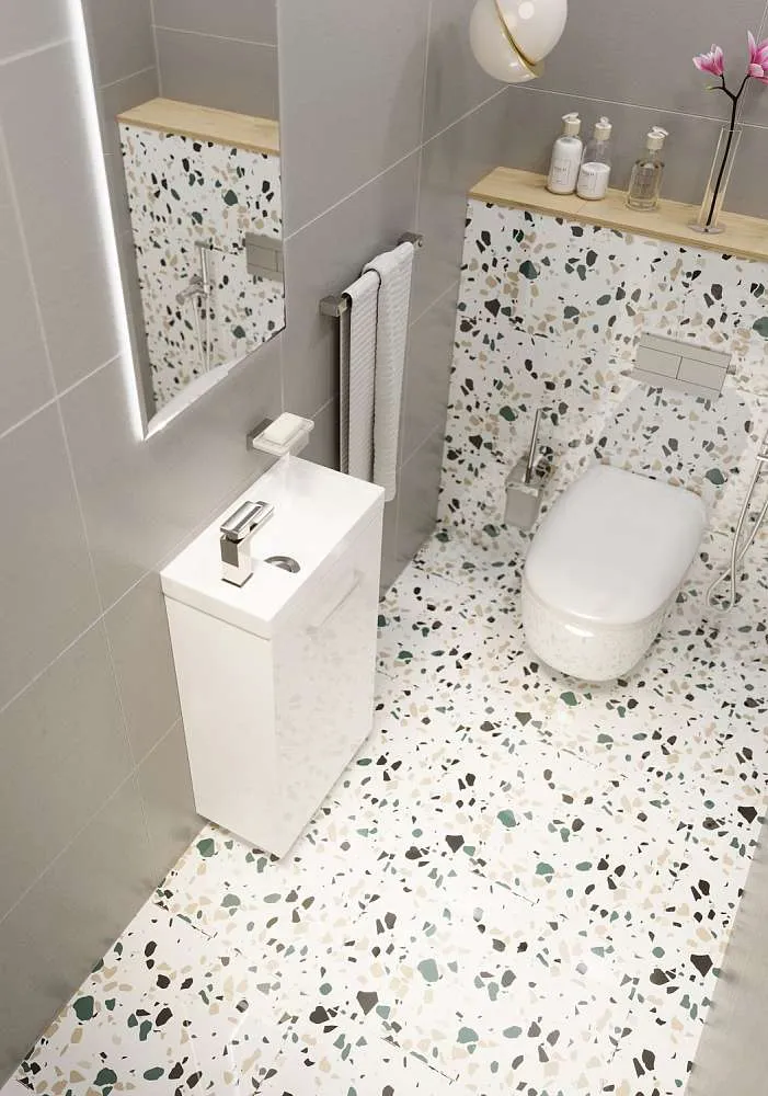 Тумба под раковину Ноктюрн 40П 1д мдф белый глянец