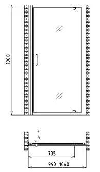 Душевая дверь Gemy Sunny Bay S28160