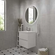 Тумба под раковину ВЕЛЛИ/Veil 50П (490х560х400) 2я белая аляска