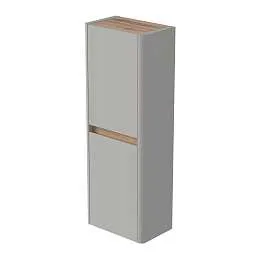 Пенал Mona 40П (400х1100х250) 2д агатовый серый