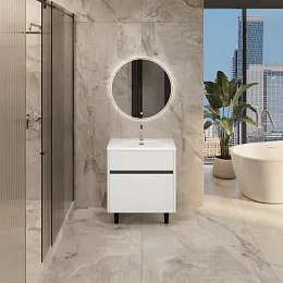 Тумба под раковину Mona 80Н (800х870х453) 2я белый