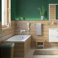 Смеситель для ванны IDDIS Slide белый матовый SLIWT00i02WA