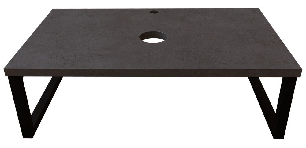 Столешница ГРАНЖ ЛОФТ/GRUNGE LOFT 90 бетон темно-серый