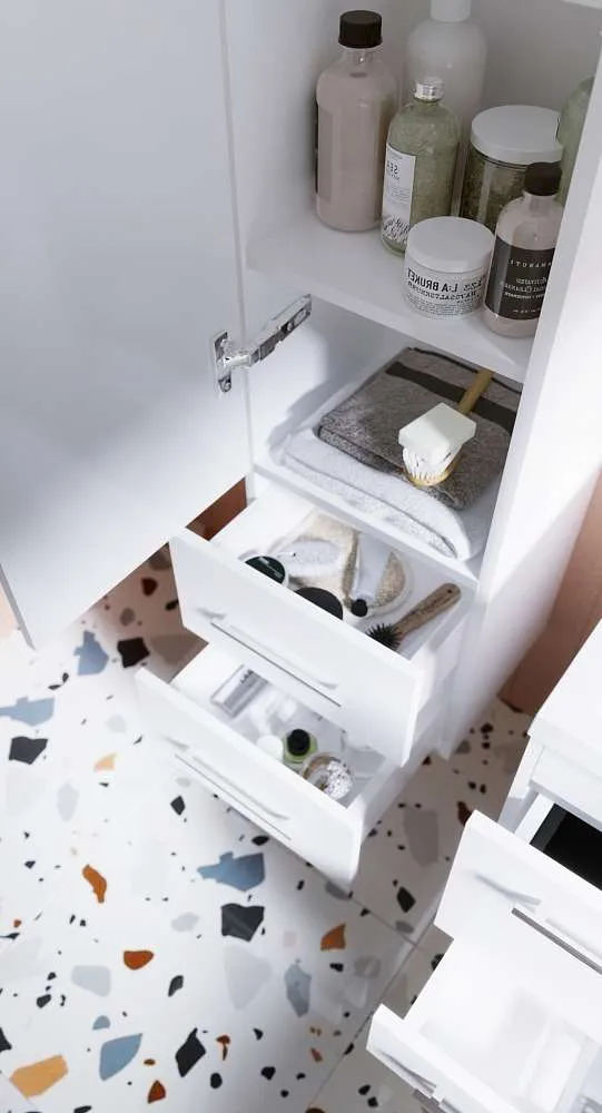 Пенал Соната 35П 1д.2в.я. белый глянец R