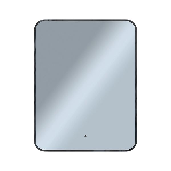 Зеркало Shape Soft (700х900х30) прямоугольник черный К01 LED датчик