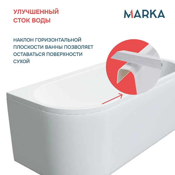 Ванна «ALISA MG» 170*75 R Комплект Премиум