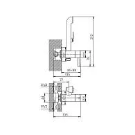 Смеситель Milardo встраиваемый с гигиенической лейкой 001SBR0M08