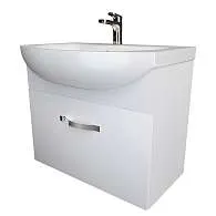 Тумба под раковину Вита 65П 1в.я. белый глянец, МДФ