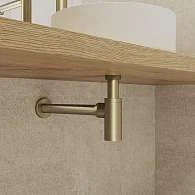 Бутылочный сифон IDDIS Optima Home матовое золото OPTMG00i84
