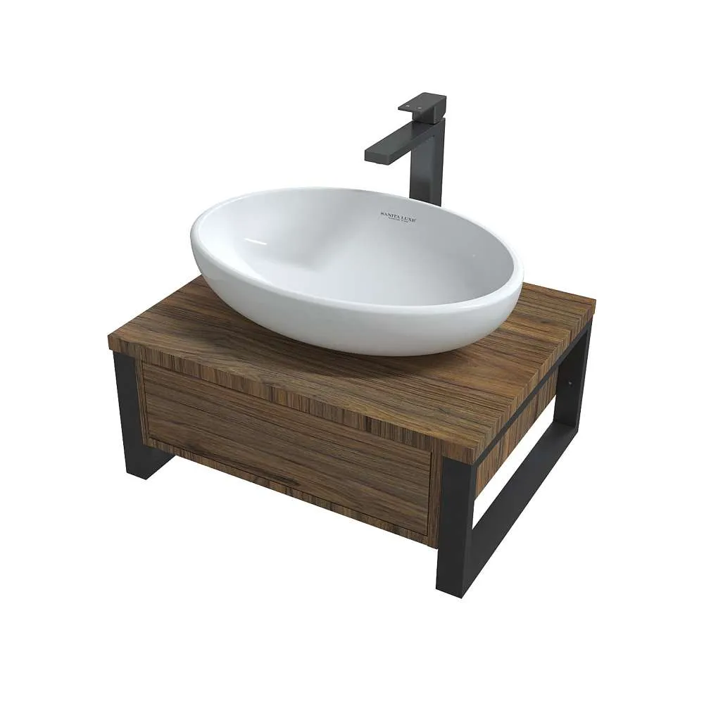 Тумба ГРАНЖ ЛОФТ/GRUNGE LOFT 60П 1в.я орех