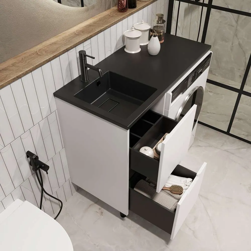 Тумба КЛЭР/Maid 38Н(100) (380х890х475) 2я белый