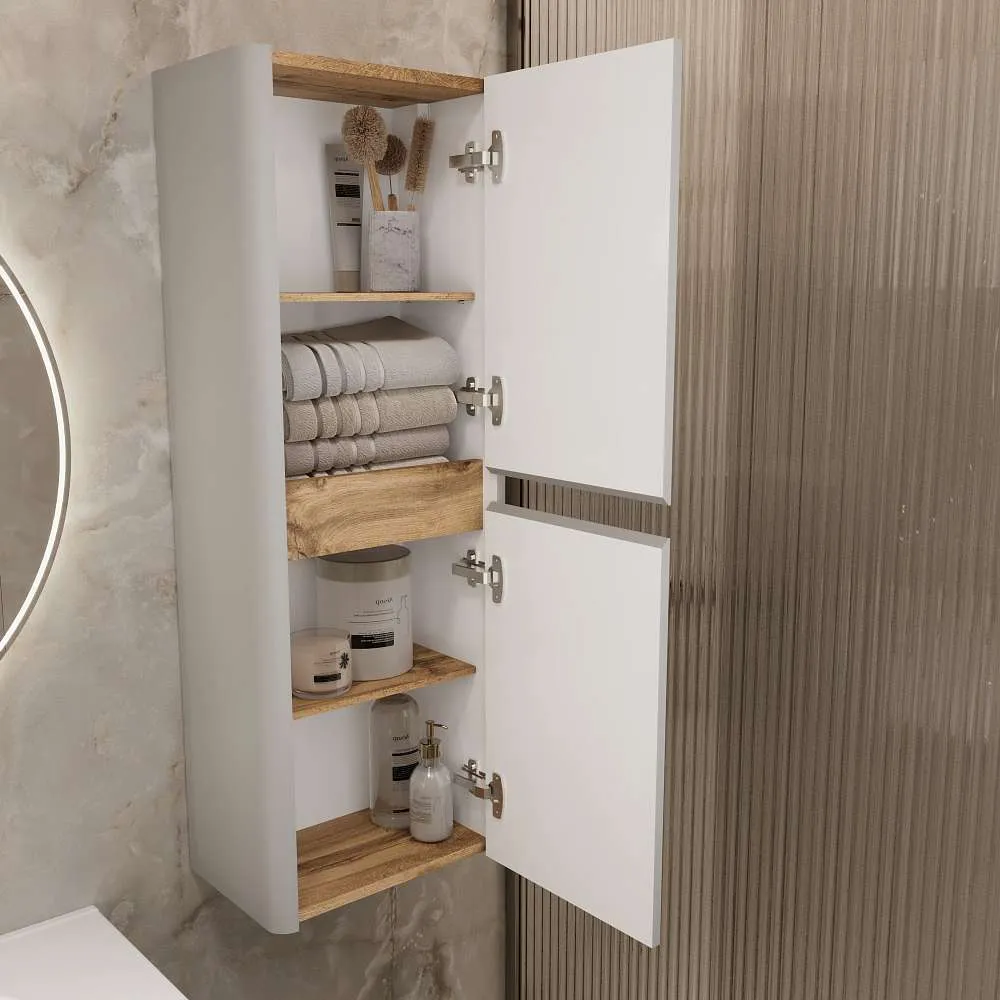 Пенал Mona 40П (400х1100х250) 2д белый