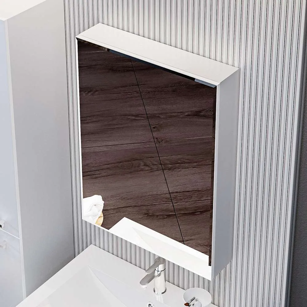 Зеркало-шкаф 60 1д