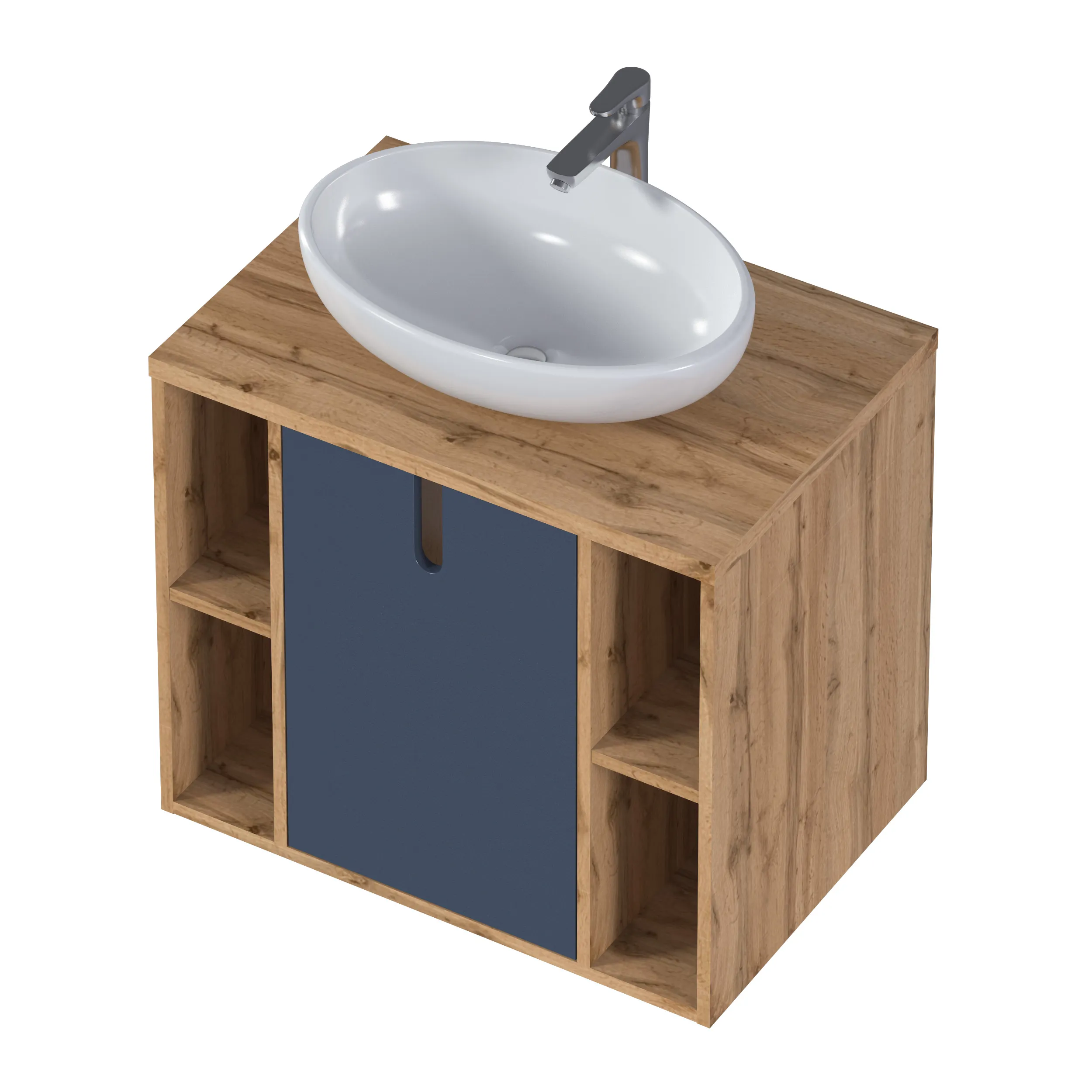 Тумба Uta 70П 1Д Шарли синий