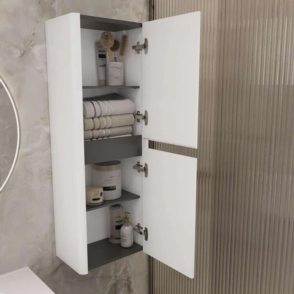 Пенал Mona 40П (400х1100х250) 2д белый