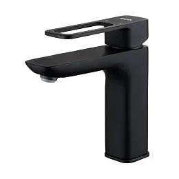 Смеситель для раковины IDDIS Slide черный SLIBL00i01