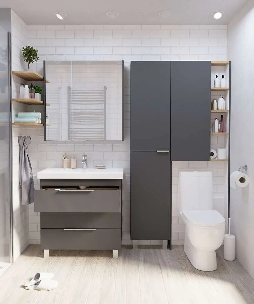 Шкаф ГАУЛА/Gaula 60Н 1д.черный