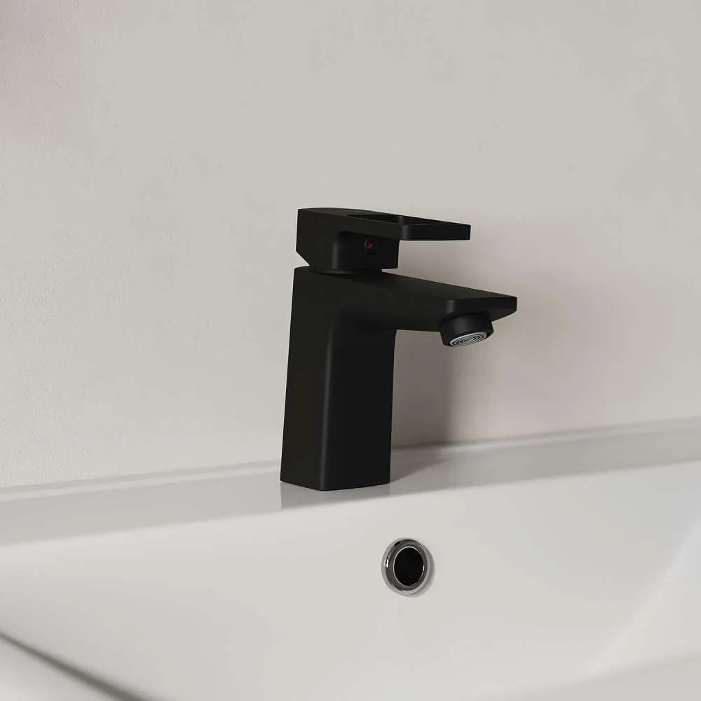 Смеситель для раковины Iddis Bild черный матовый BILBL00i01