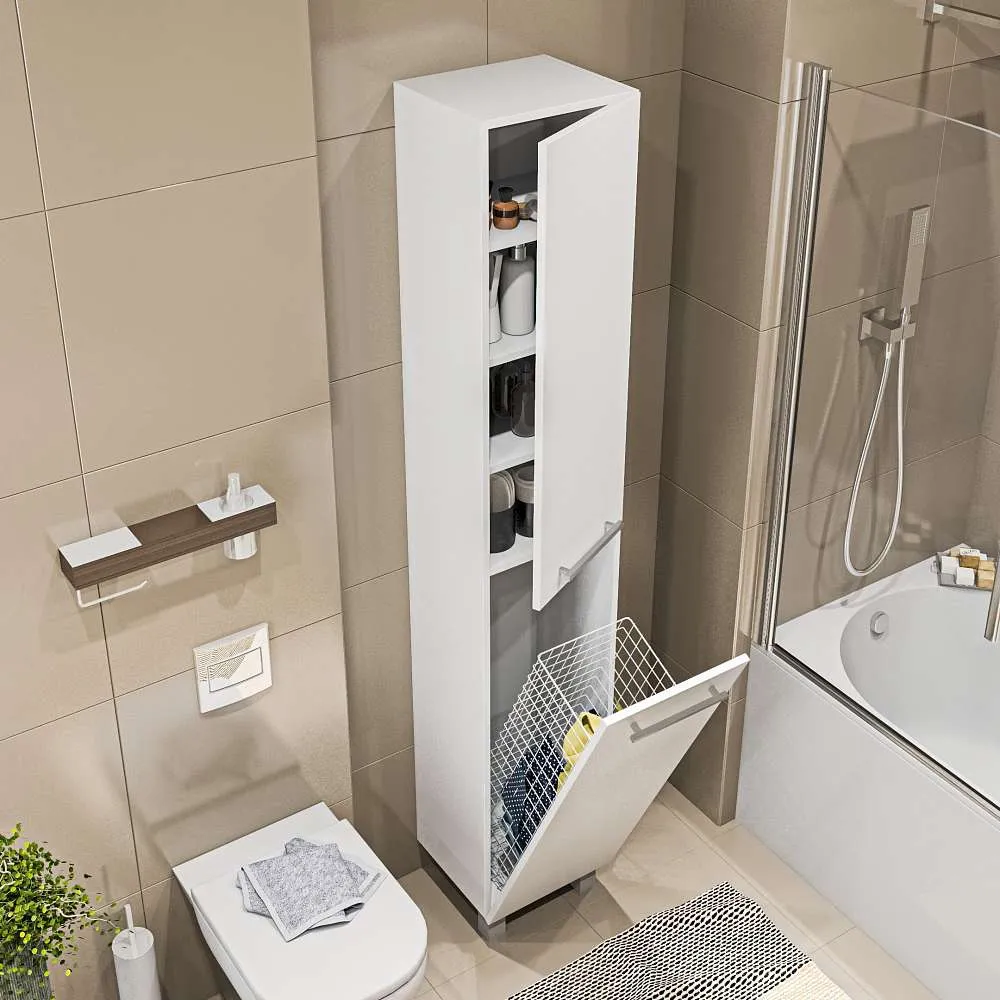 Пенал Соната 35Н 2д.б/к белый глянец R