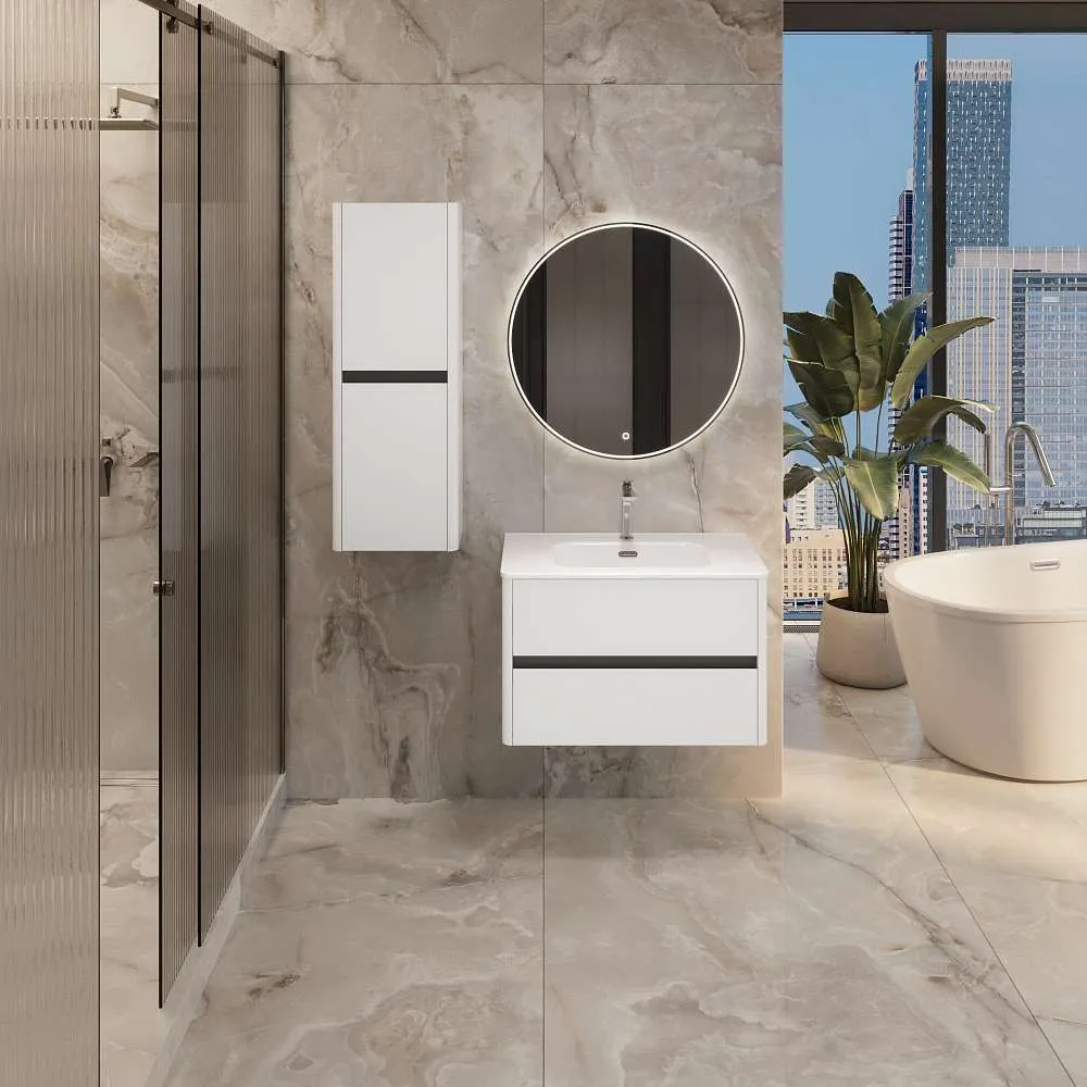 Пенал Mona 40П (400х1100х250) 2д белый