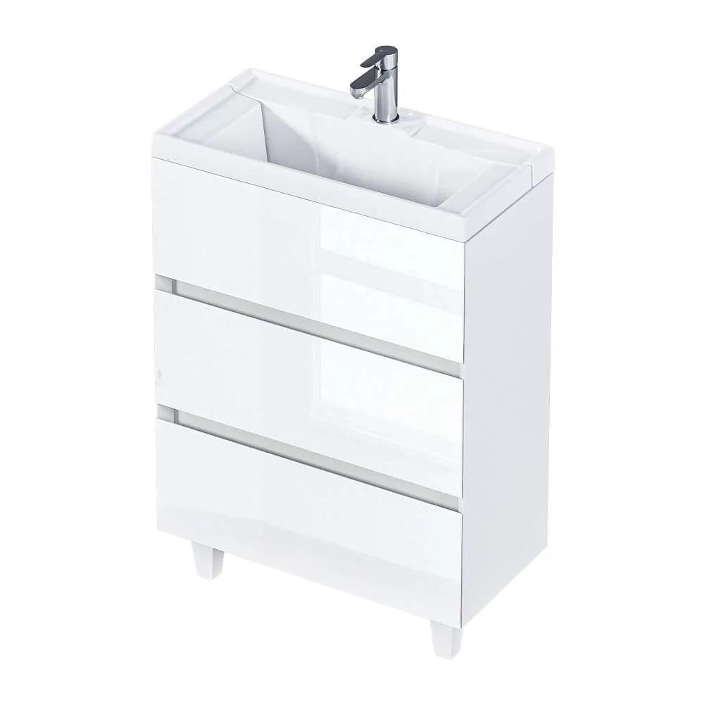 Тумба с раковиной МОДУЛЬ М/Bumble 60Н 2я