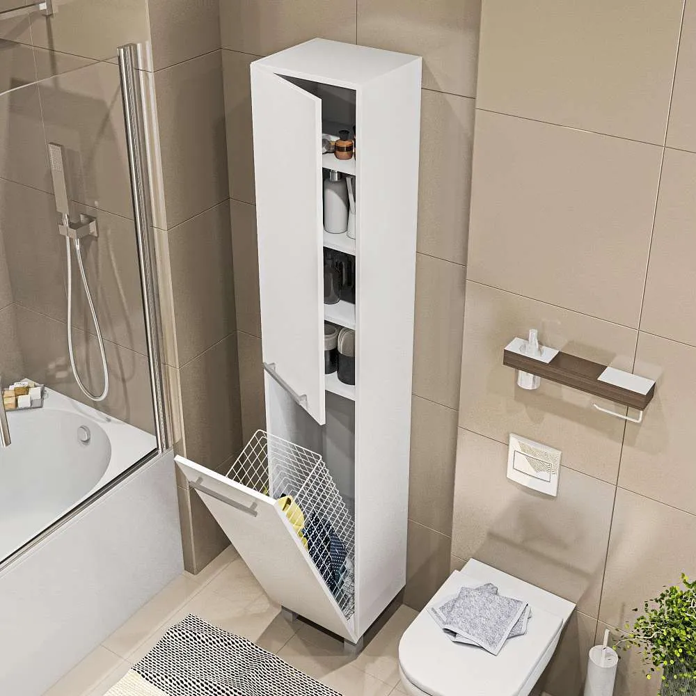 Пенал Соната 35Н 2д.б/к белый глянец R