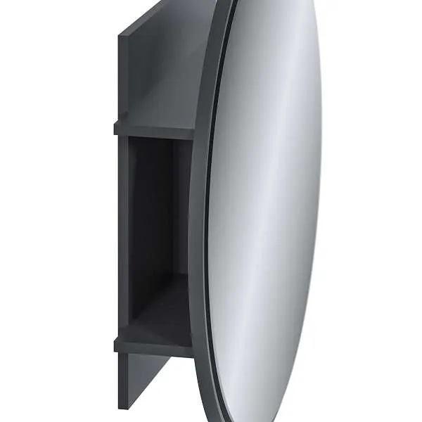 Зеркало Mystery 800П 2п монолит найт круглое