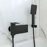 Смеситель для ванны IDDIS Слайд черный SLIBL00i02