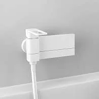 Смеситель для ванны IDDIS Slide белый матовый SLIWT00i02WA