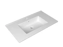 Раковина Квадро 81 (810х460х155) керамика мебельная