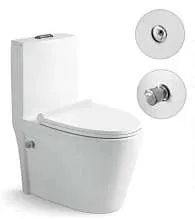 Унитаз напольный Santi Line с встроенным смесителем и функцией биде сиденье микролифт SL-5012SM-BD