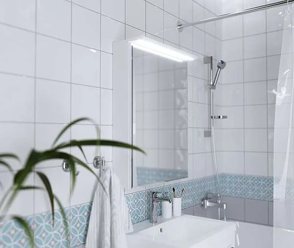 Зеркало-шкаф Соната 60 1д с подсветкой, Белый глянец