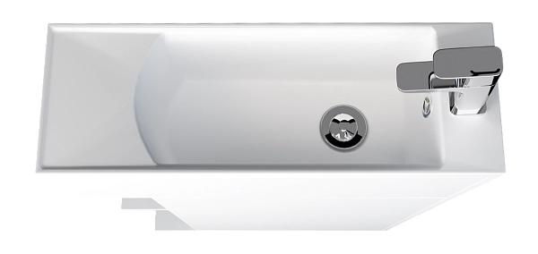 Тумба с раковиной Stretto 70П 1д. Белый глянец