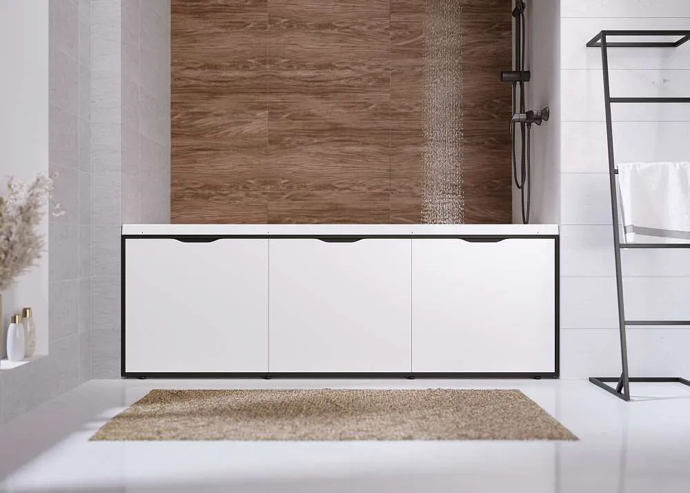 Экран для ванны ГРАНЖ ЛОФТ/GRUNGE LOFT 1600 Супер Айс белый