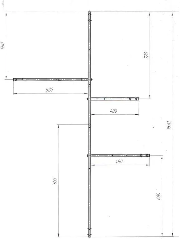 Рама разборная ДИАНА/DIANA 1700х1050
