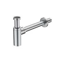 Сифон для раковины IDDIS Optima Home бутылочный матовый хром OPTBC00i84