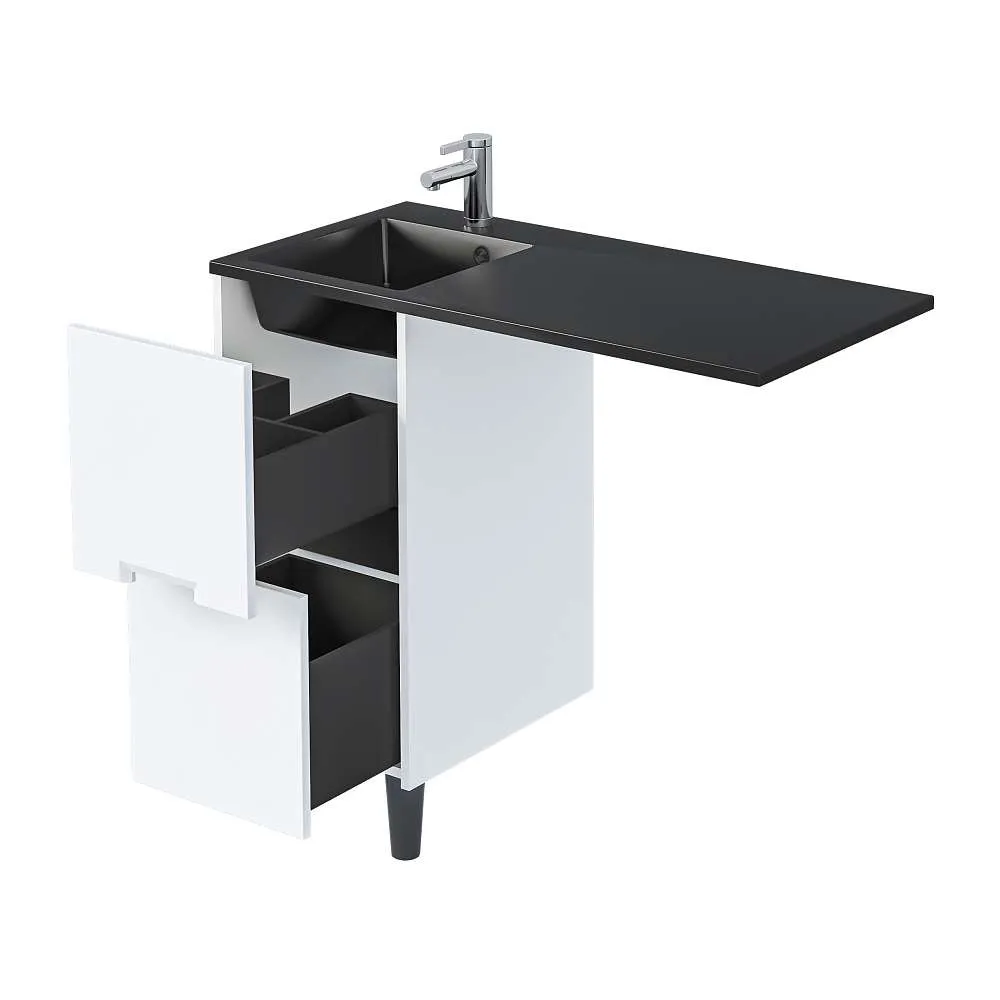 Тумба КЛЭР/Maid 38Н(100) (380х890х475) 2я белый